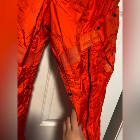 RLX Ralph Lauren Performance Ski Snowboard Recco Rescue Orange Pants Men's 38 - Picture 4 of 13